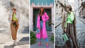 colores neón en moda y accesorios