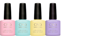 esmaltes pastel para pedicura de verano